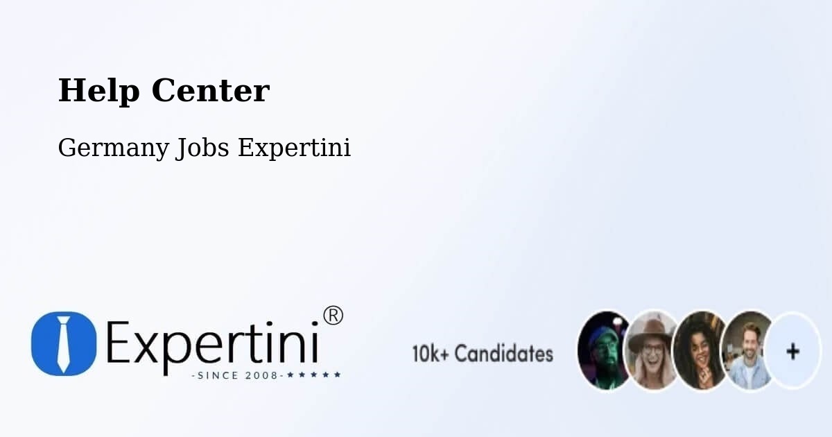 Help Center - Germany Jobs Expertini