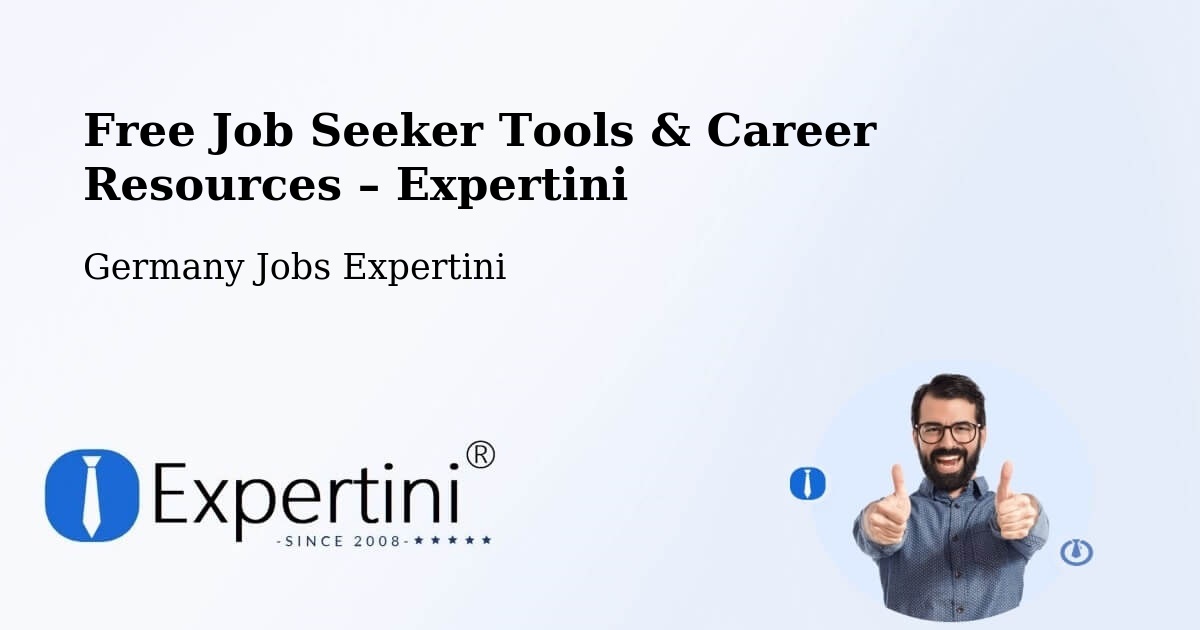 Free Job Seeker Tools & Career Resources – Zerbst - Zerbst, Germany Jobs Expertini